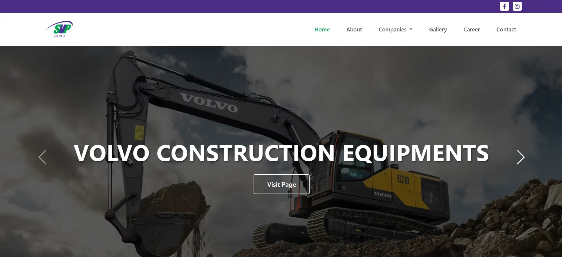SVP Mining Technologies — business website built by Hackshade Technologies Raipur